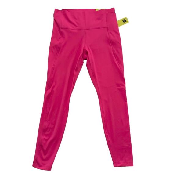 All In Motion Neon Pink Brushed Sculpt High Rise Workout Leggings Size XXL NEW - Picture 1 of 11